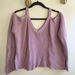 L.A. Hearts Branded shoulder-less sweater